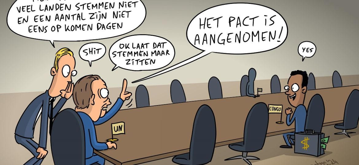 99 Wanhopige VN gooi naar wereldmacht