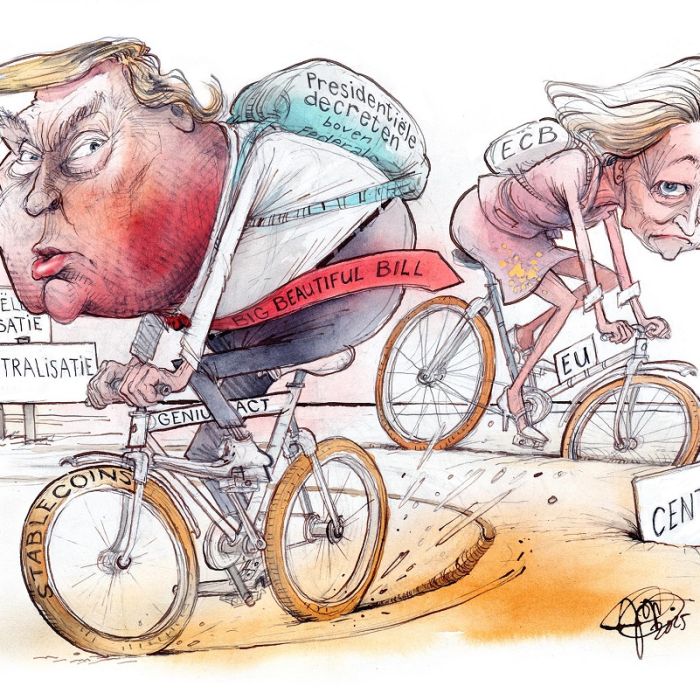 118 Trumps verlegging van de westerse koers