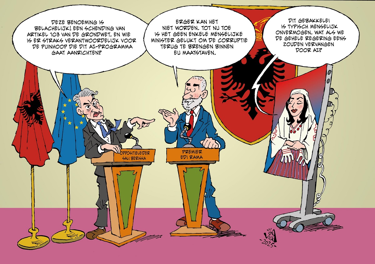 123 Albanie╠ê benoemt eerste niet menselijke AI minister