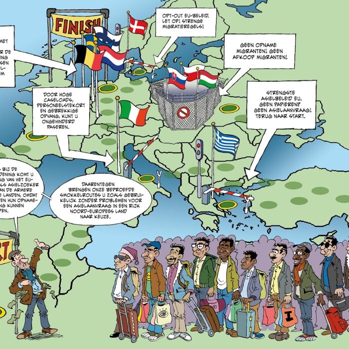 125 Europese landen keren zich tegen migratieregels