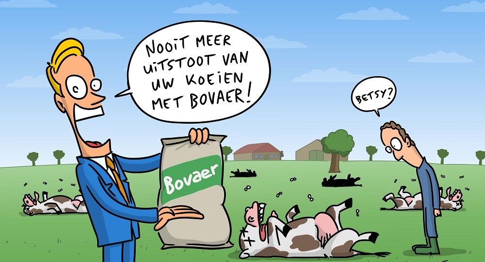 126 Zieke en dode koeien door klimaatpoeder Bovaer