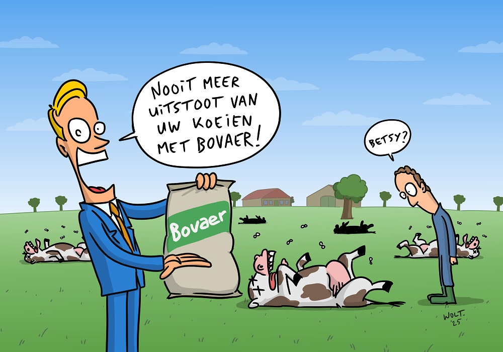 126 Zieke en dode koeien door klimaatpoeder Bovaer