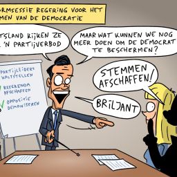 146 Beschermen van de democratie als alibi
