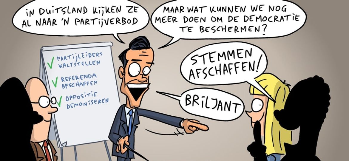 146 Beschermen van de democratie als alibi