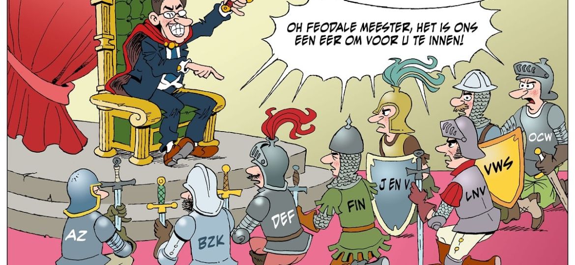 74 Het feodaal mee┬¡doen met RutteÔÇÖs aanhoudend landverraad min