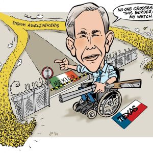 83 Amerikaanse verdeeldheid door Texas crisis kraakhelder