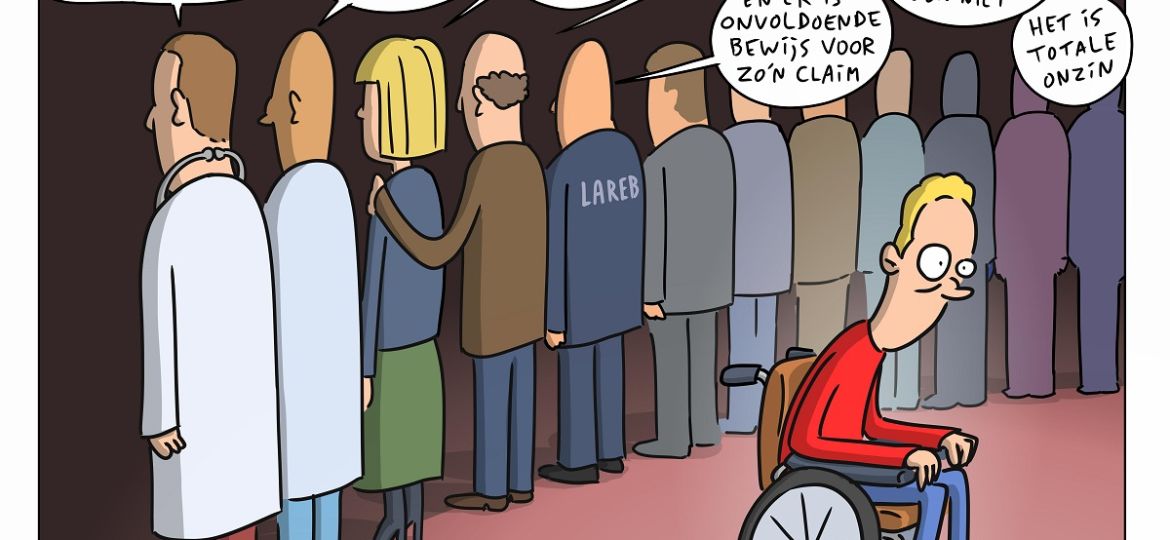 90 Geen empathie voor medemens met injectieschade