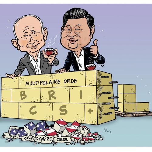 90 Poetins Chinese staatsbezoek onderstreept nieuwe wereldorde