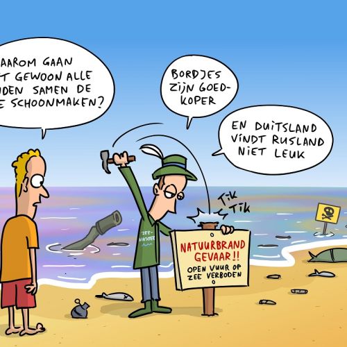 119 Oorlogsgif in Europese zeee╠ên en weigering met Rusland samen te werken
