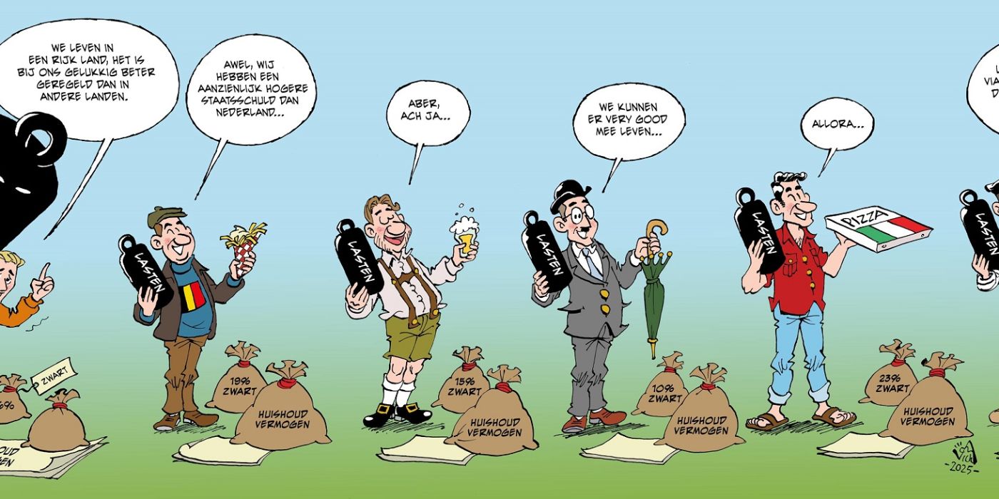 122 Neerlands financie╠êle gezondheid dankzij de uitgemolken burger