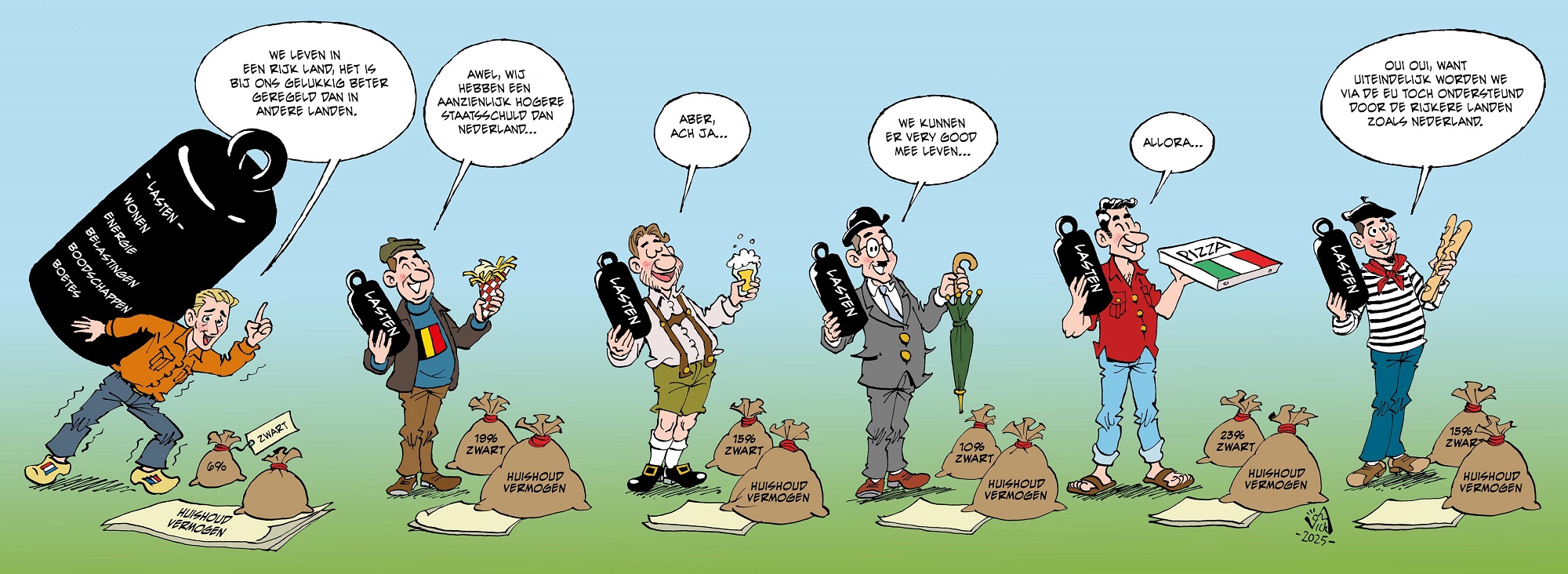 122 Neerlands financie╠êle gezondheid dankzij de uitgemolken burger