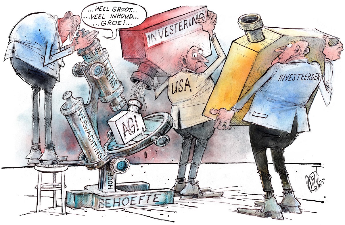 124 De langzaam leeglopende AI zeepbel