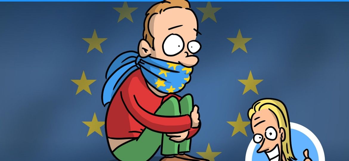 130 De intensivering van de EU dictatuur met strenge straffen voor de kritische stem