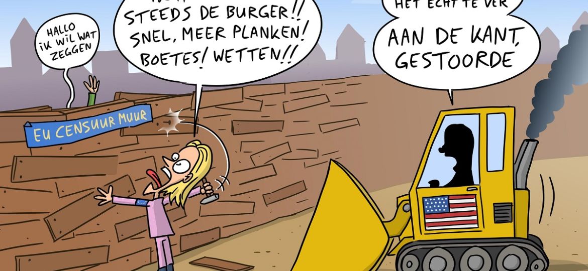 132 EU censuur zit Amerikanen flink dwars