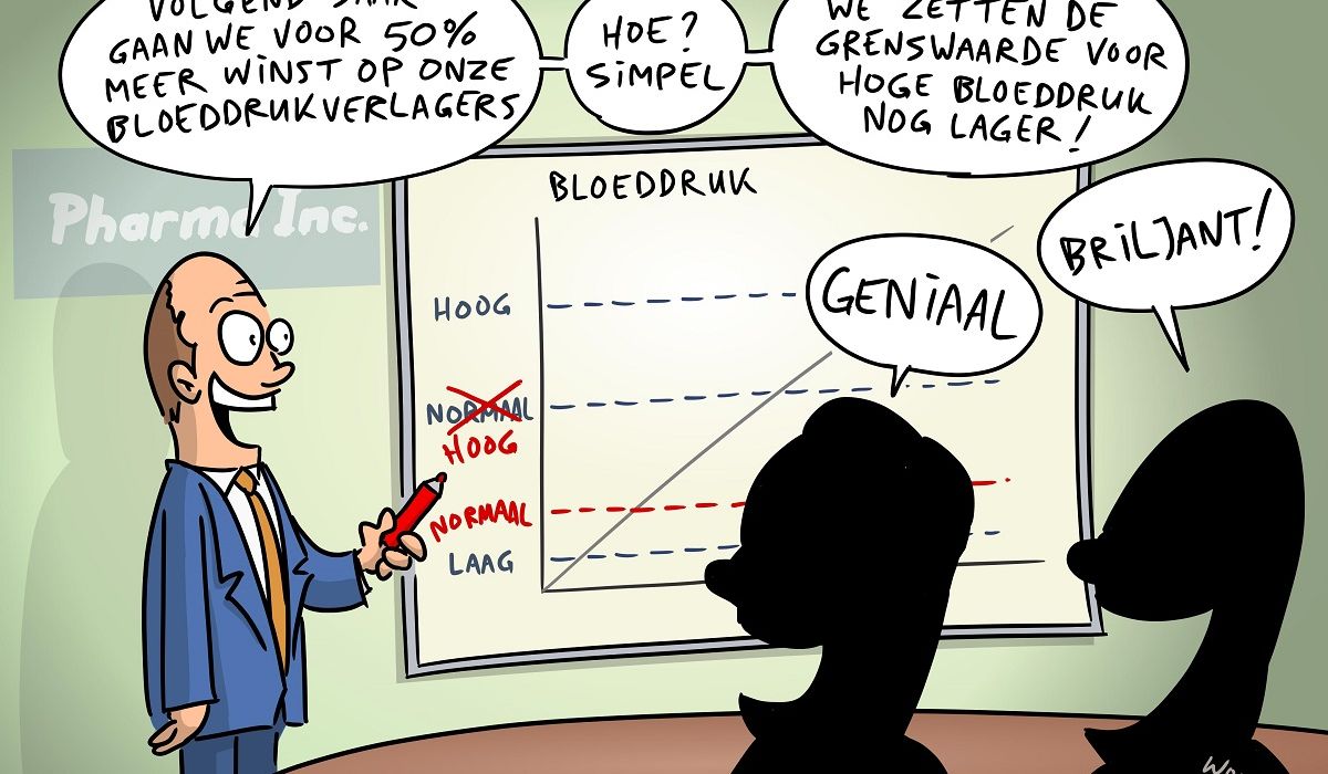 134 Behandeling hoge bloed┬¡druk berust op propaganda van farmaceuten