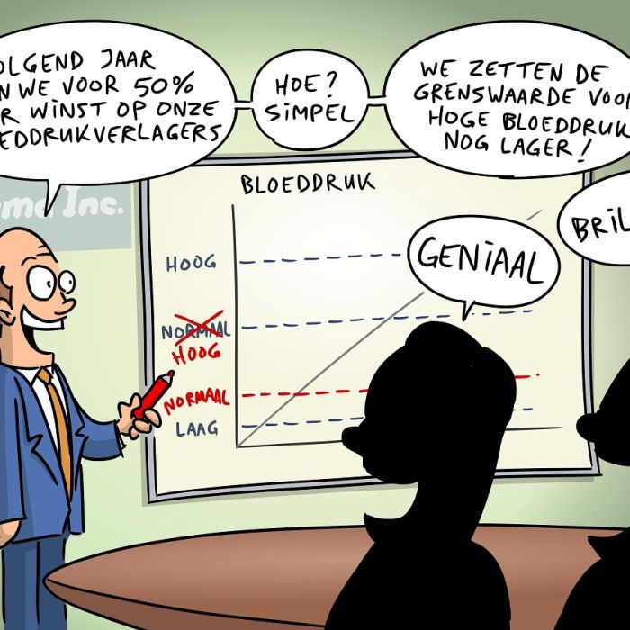 134 Behandeling hoge bloed┬¡druk berust op propaganda van farmaceuten