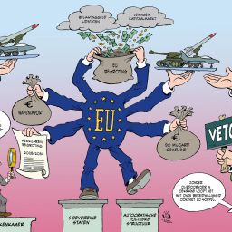 134 De groeiende macht van Brussel, oorlogspolitiek en strijd over vetorecht