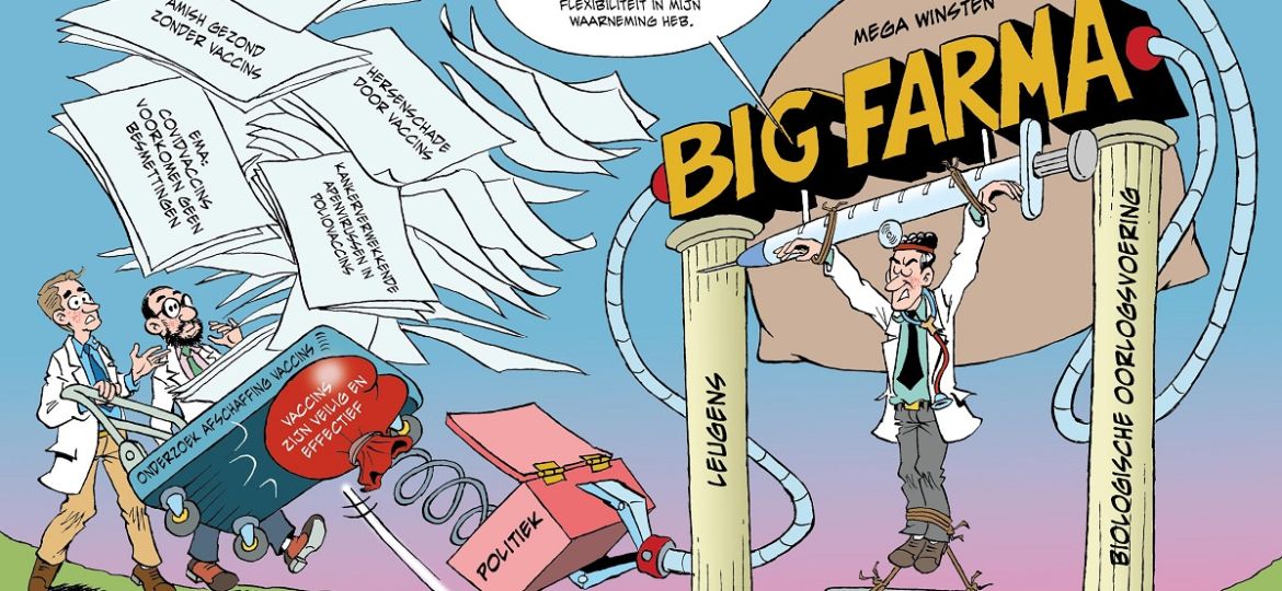 135 Big Farma en genezen staan recht tegenover elkaar