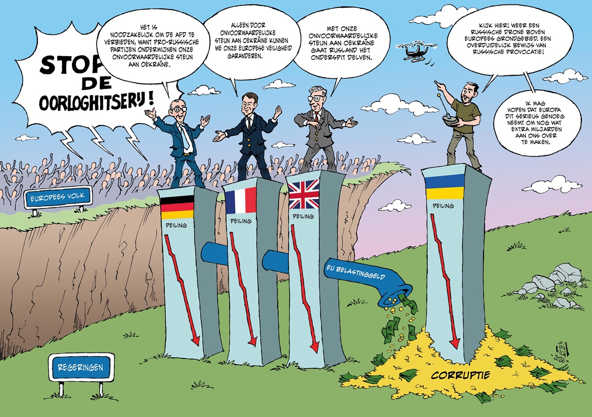 140 De Europese regeringen hebben oorlog nodig voor eigen overleving