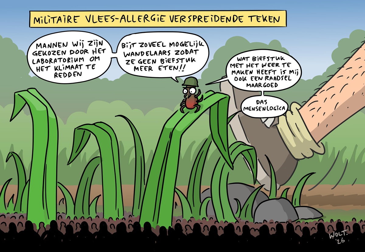143 De militaire teek als wapen tegen de biefstuk
