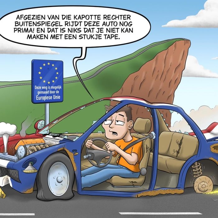 144 De echte crisis is het feit dat niemand meer stuurt