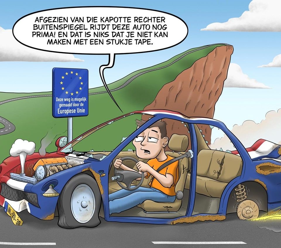 144 De echte crisis is het feit dat niemand meer stuurt