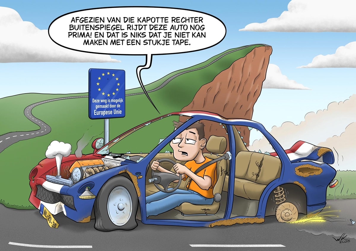 144 De echte crisis is het feit dat niemand meer stuurt