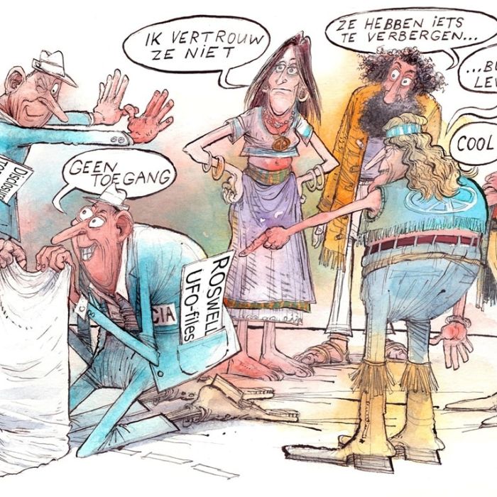 145 Wakkere media gevangen in het UFO narratief